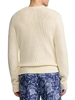 Cashmere-Blend Crewneck Sweater