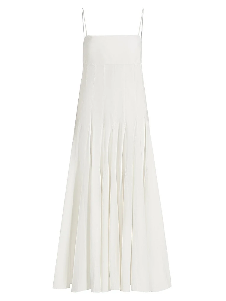 Cecilia Poplin Midi-Dress