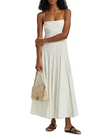 Cecilia Poplin Midi-Dress