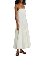 Cecilia Poplin Midi-Dress
