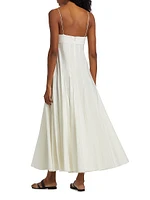 Cecilia Poplin Midi-Dress