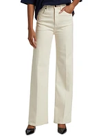 Crease Bootcut High-Rise Jeans