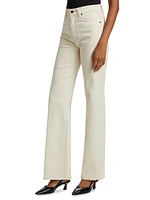 Crease Bootcut High-Rise Jeans