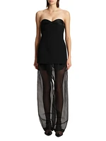 Ayla Strapless Top