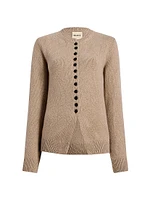 Josette Cashmere Button-Front Cardigan