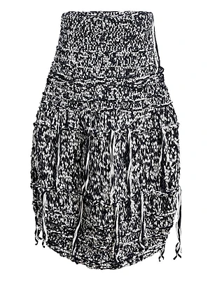Inna Cotton-Blend Tweed Maxi Skirt