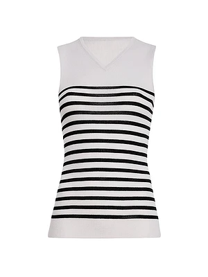 Renato Wool-Blend Striped Top