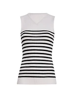 Renato Wool-Blend Striped Top