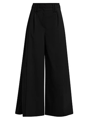 Full Split Wide-Leg Pants