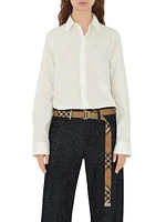 Check Webbing Nylon Belt