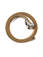 Check Webbing Nylon Belt