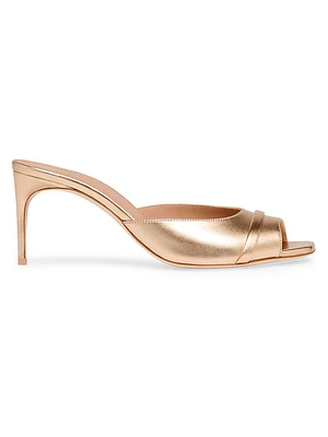 Lumi 70MM Metallic Leather Sandals