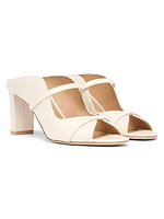 Norah 70MM Croc-Embossed Leather Sandals