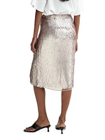 Embellished Fringe Skirt
