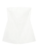 Poplin Bustier Top