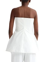 Poplin Bustier Top