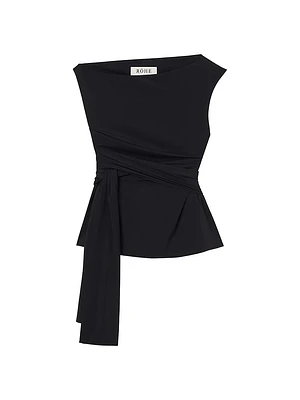 Off-Shoulder Wrap Top