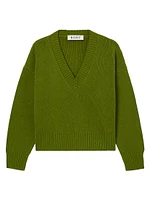 V-Neck Cotton Sweater
