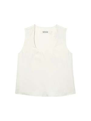 Scoopneck Silk Top