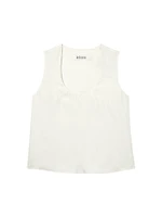 Scoopneck Silk Top