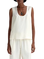 Scoopneck Silk Top