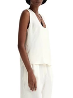 Scoopneck Silk Top