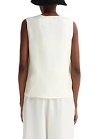 Scoopneck Silk Top