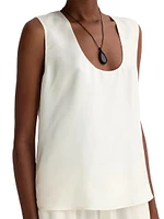 Scoopneck Silk Top