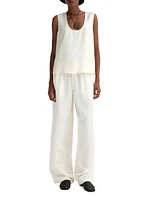 Scoopneck Silk Top