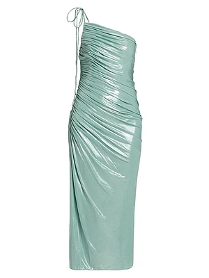 Mona One-Shoulder Midi Dress