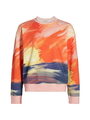 Sunset Print Sweatshirt