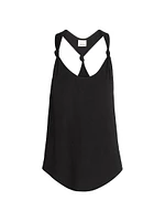Elody Knotted Jersey Tank