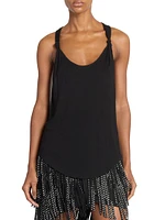 Elody Knotted Jersey Tank