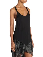 Elody Knotted Jersey Tank