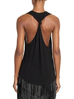 Elody Knotted Jersey Tank