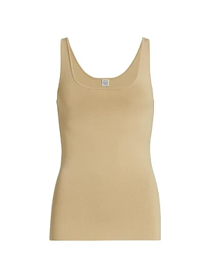 Stretch Jersey Scoopneck Tank