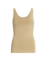 Stretch Jersey Scoopneck Tank
