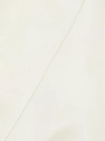 Satin Round Neck Midi-Dress