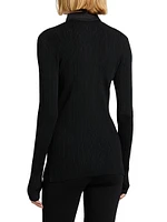 Rib-Knit Slim-Fit Shirt