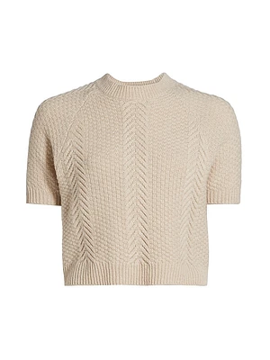 Cable-Knit Cashmere Sweater