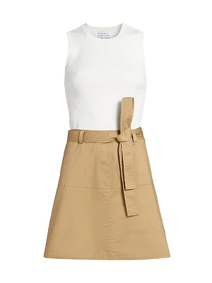 Vanessa Combo Sleeveless Minidress