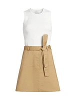 Vanessa Combo Sleeveless Minidress