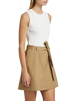 Vanessa Combo Sleeveless Minidress