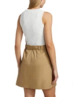 Vanessa Combo Sleeveless Minidress