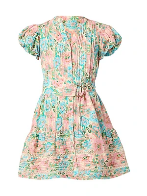 Cecelia Floral Belted Mini Shirtdress