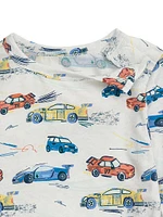 Baby Boy's, Little Boy's & Racecar Print Pajama Set