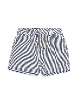 Little Girl's & Chambray Cotton Magnetic Chino Shorts