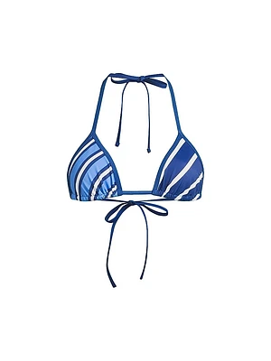 The Iris Striped Bikini Top
