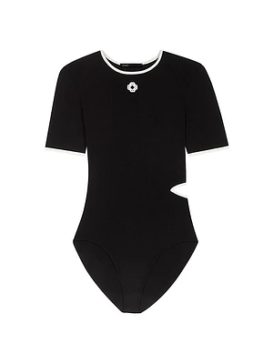 Openwork Knit Bodysuit