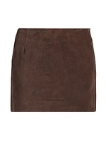 Haile Suede Miniskirt